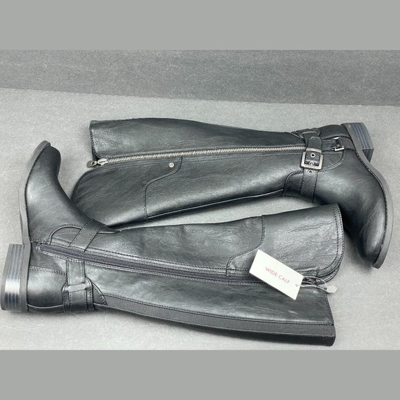 NWB G By Guess Womens Harson Boots Wide Calf - Picture 2 of 3